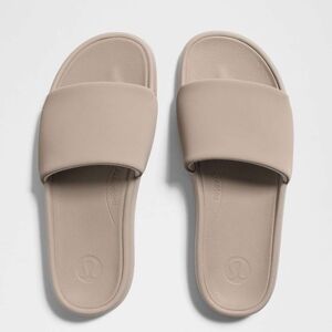 Lululemon Cream Slide Sandals